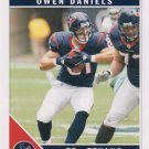 Owen Daniels 2011 Score #121 Houston Texans Football Card