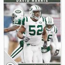 David Harris 2011 Score #201 New York Jets Football Card