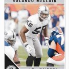 Rolando McClain 2011 Score #215 Oakland Raiders Football Card