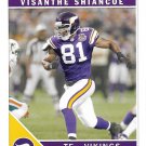 Visanthe Shiancoe 2011 Score #167 Minnesota Vikings Football Card