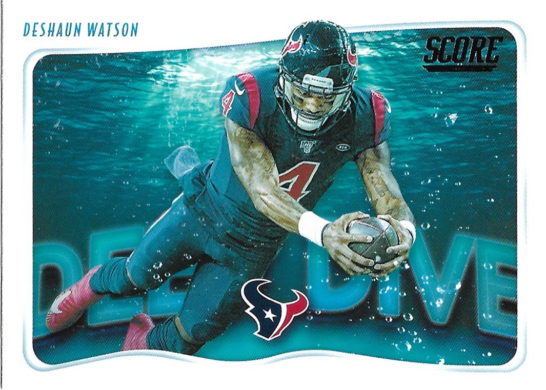 Deshaun Watson 2020 Score Deep Dive #DD-DW Houston Texans Football Card