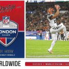 Joe Mixon Worldwide 2020 Panini Prestige #WW-JM Cincinnati Bengals Football Card