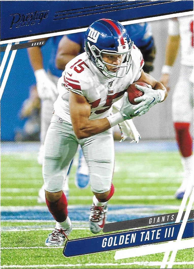 Golden Tate III 2020 Panini Prestige #100 New York Giants Football Card