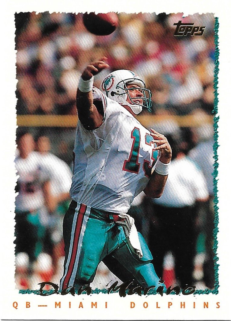Dan Marino 1995 Topps 350 Miami Dolphins Football Card