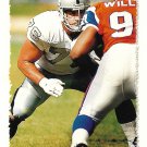 Steve Wisniewski 1995 Topps #254 Oakland Raiders Football Card