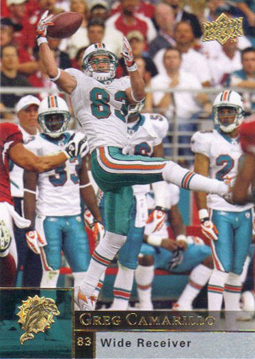 Greg Camarillo 2009 Upper Deck #105 Miami Dolphins Football Card