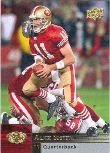 Alex Smith 2009 Upper Deck #166 San Francisco 49ers Football Card