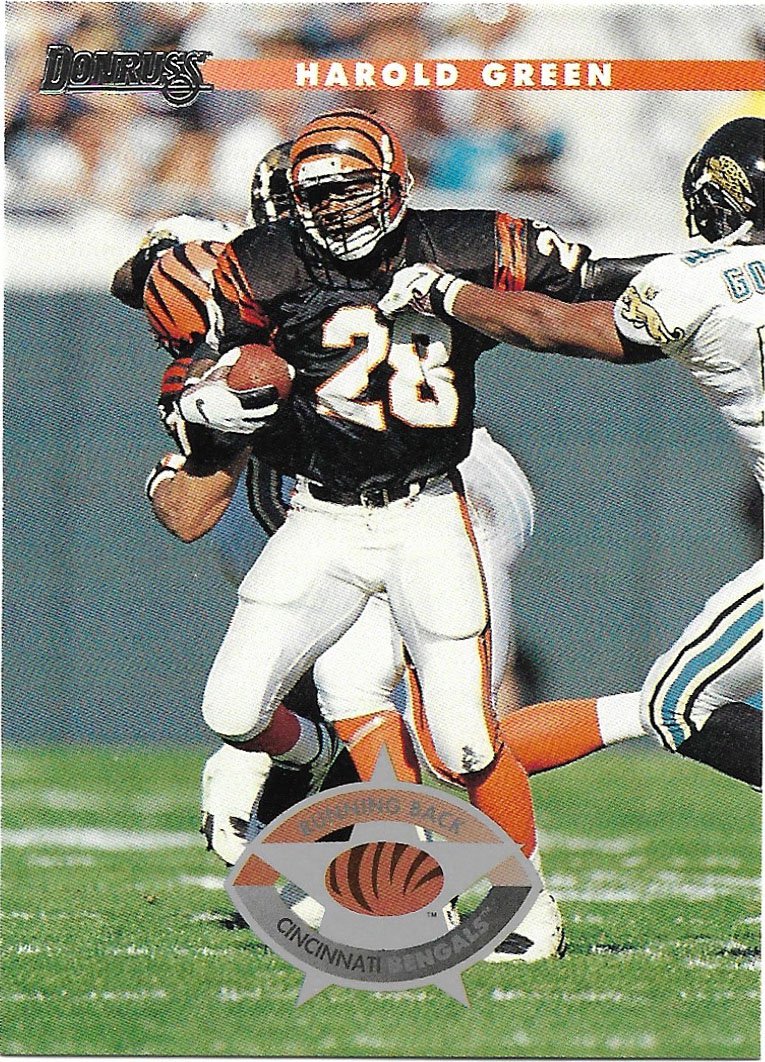 Harold Green 1996 Donruss #195 Cincinnati Bengals Football Card