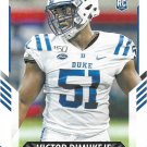 Victor Dimukeje 2021 Score Rookie #397 Duke Blue Devils Football Card
