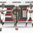 Devin White, Lavonte David, Shaquil Barrett 2021 Score 3-D #3D10 Tampa Bay Buccaneers Football Card