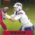 Josh Allen 2021 Panini Prestige Time Stamped #TS-JA Buffalo Bills Football Card