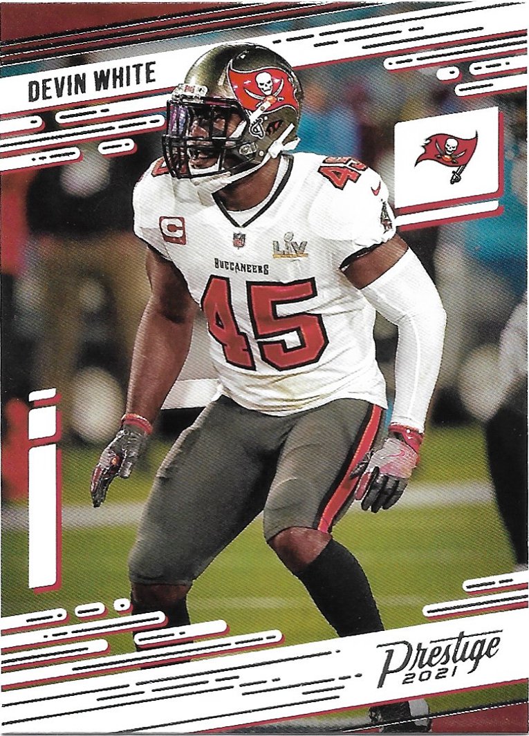 Devin White 2021 Panini Prestige #187 Tampa Bay Buccaneers Football Card