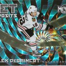 Alex DeBrincat 2020-21 Skybox Metal Universe Net Deposits #ND-12 Chicago Blackhawks Hockey Card