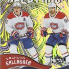 Brendan Gllagher, Tomas Tatar 2020-21 Skybox Metal Universe Alloyance #AL-7 Canadiens Hockey Card