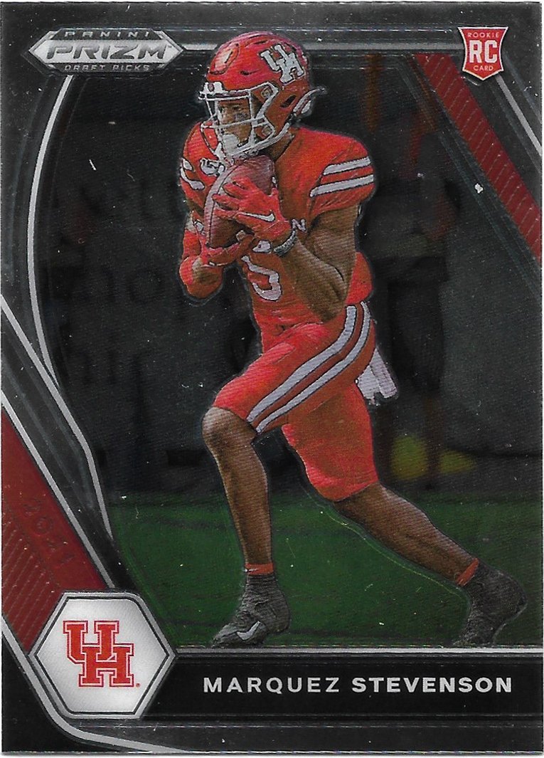 Marquez Stevenson 2021 Panini Draft Picks Prizm Rookie #122 Houston Cougars Football Card