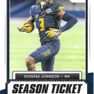 Diontae Johnson 2021 Panini Draft Picks Contenders #95 Toledo Golden Rockets Football Card