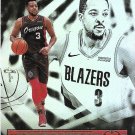 CJ McCollum 2020-21 Panini Illusions #121 Portland Trail Blazers Basketball Card