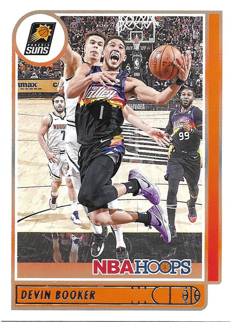 Devin Booker 202122 NBA Hoops 6 Phoenix Suns Basketball Card