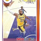 LeBron James 2021-22 NBA Hoops #136 Los Angeles Lakers Basketball Card