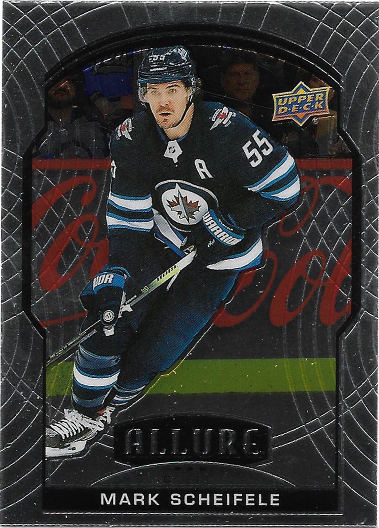 Mark Scheifele 2020-21 Upper Deck Allure #61 Winnipeg Jets Hockey Card