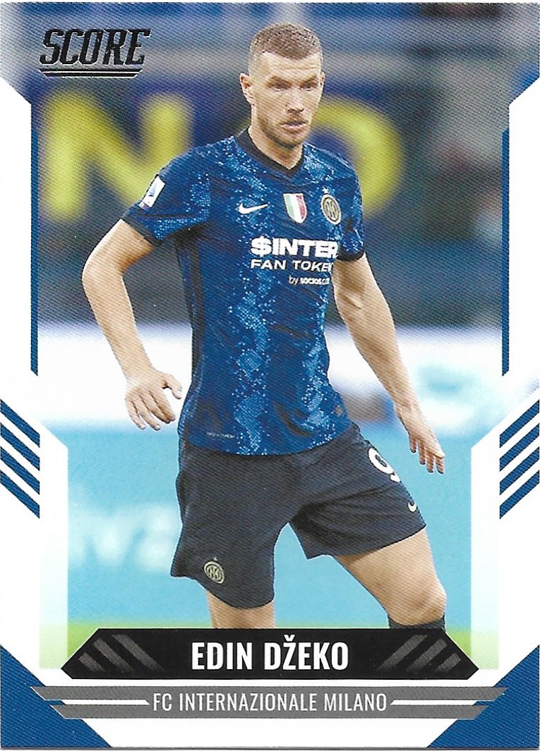 Edin Dzeko 2021-22 Score FIFA #190 Inter Milan Soccer Card