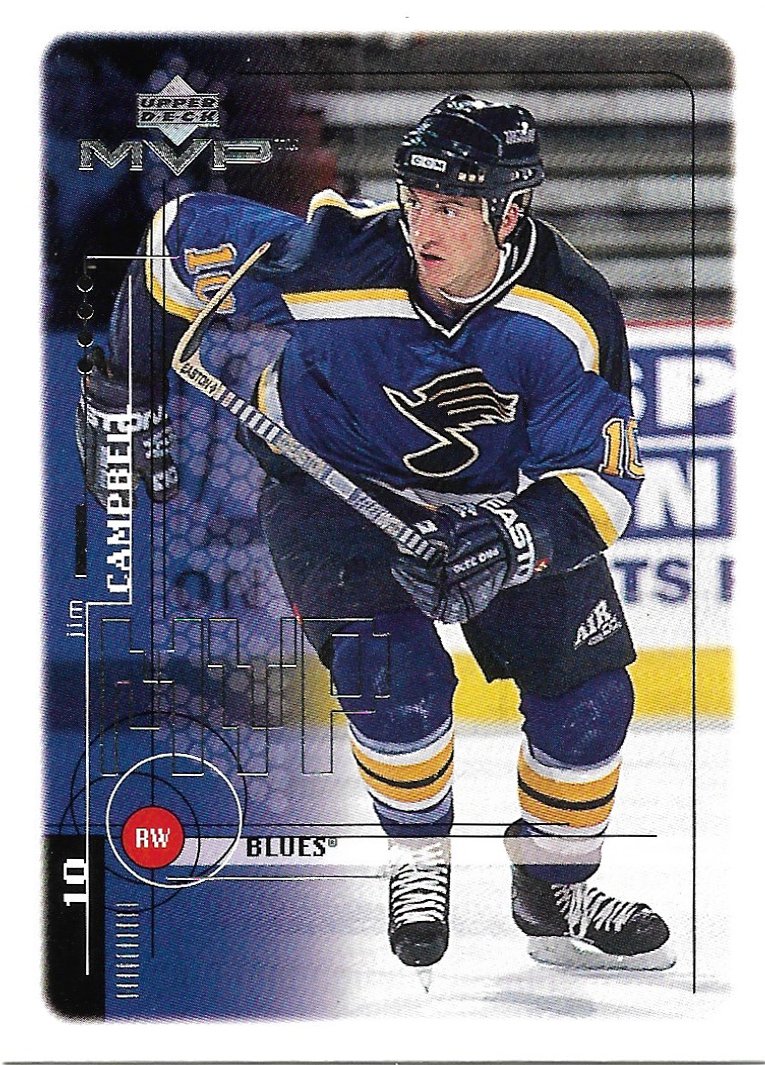 Jim Campbell 1998-99 Upper Deck MVP #183 St. Louis Blues Hockey Card