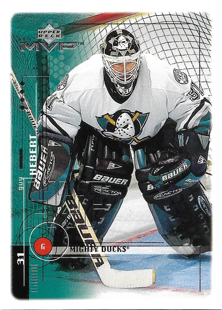 Guy Hebert 1998-99 Upper Deck MVP #6 Anaheim Ducks Hockey Card