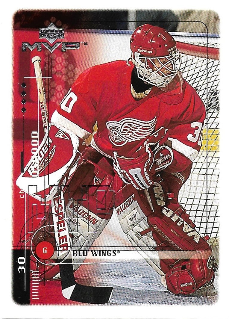 Chris Osgood 1998-99 Upper Deck MVP #71 Detroit Red Wings Hockey Card