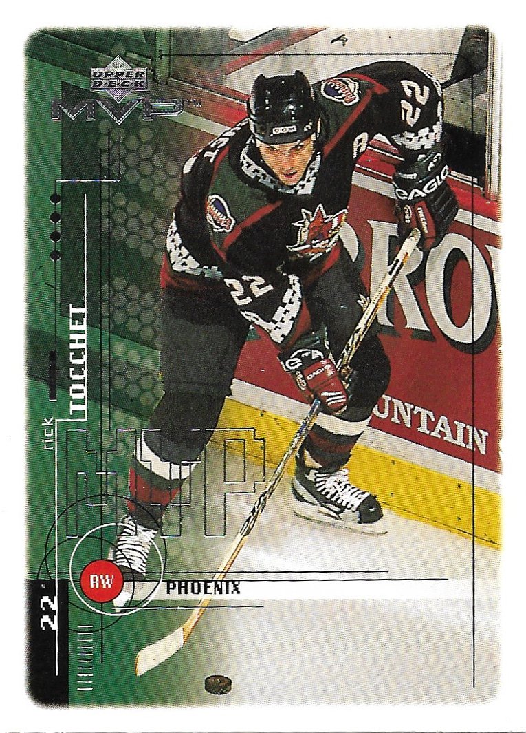 Rick Tocchet 1998-99 Upper Deck MVP #162 Phoenix Coyotes Hockey Card