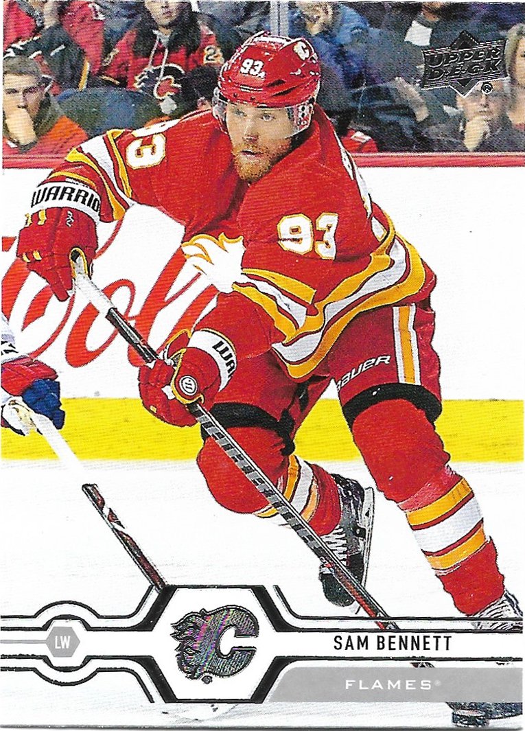 Sam Bennett 2019-20 Upper Deck #181 Calgary Flames Hockey Card