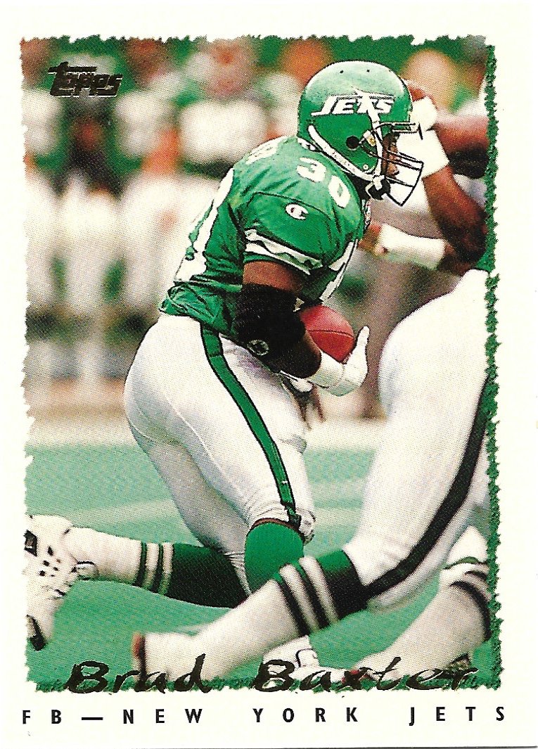 Brad Baxter 1995 Topps 54 New York Jets Football Card