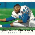 Robert Massey 1995 Topps #68 Detroit Lions Football Card