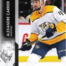 Alexandre Carrier 2021-22 Upper Deck #588 Nashville Predators Hockey Card