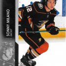 Sonny Milano 2021-22 Upper Deck #503 Anaheim Ducks Hockey Card