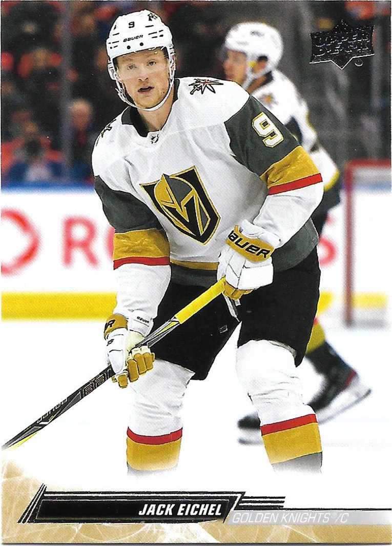 Jack Eichel 2022-23 Upper Deck #182 Vegas Golden Knights Hockey Card