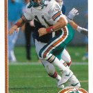 Jim Jensen 1991 Upper Deck #251 Miami Dolphins Football Card