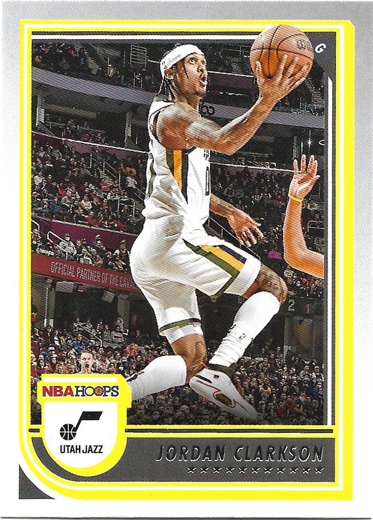 Jordan Clarkson 2022-23 NBA Hoops #219 Utah Jazz Basketball Card