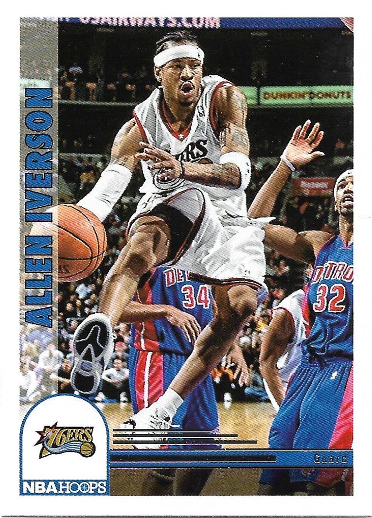 Allen Iverson 202223 NBA Hoops 297 Philadelphia 76ers Basketball Card