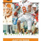 Justyn Ross 2022 Panini Chronicles Draft Picks Rookie #23 Clemson Tigers Football Card