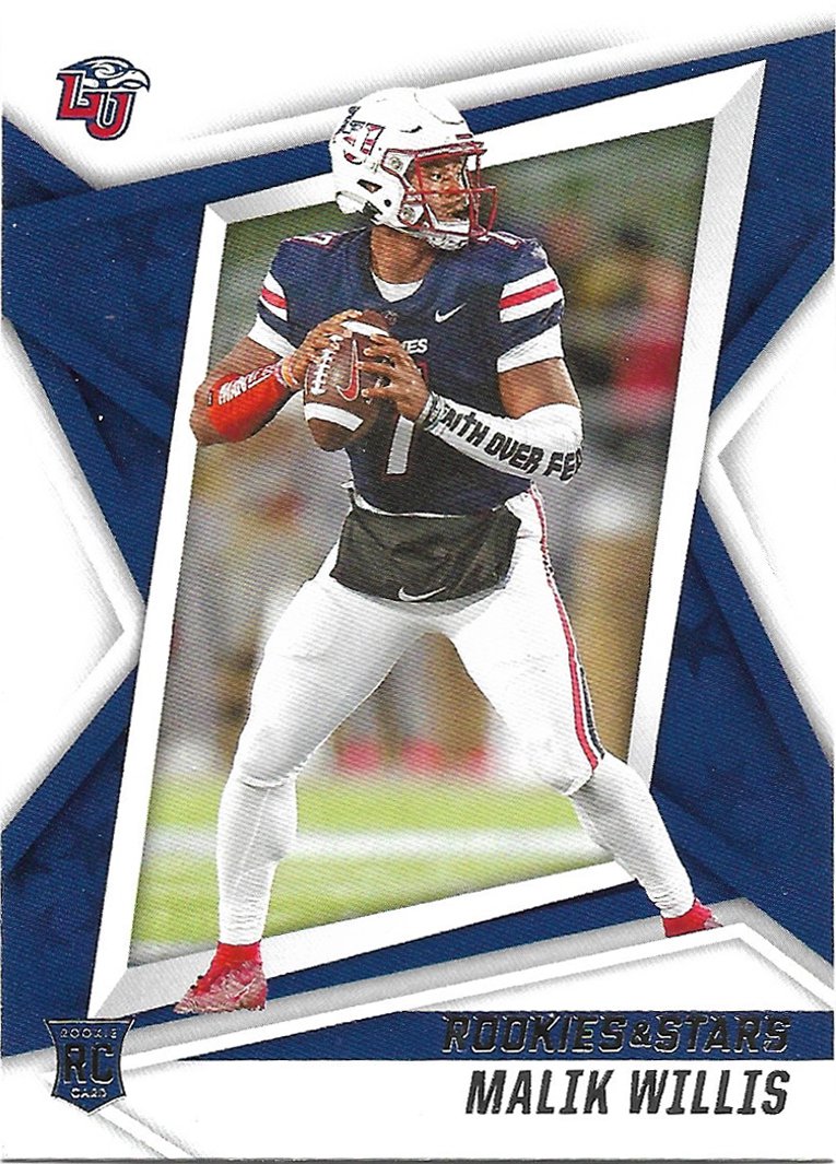 Malik Willis 2022 Panini Chronicles Draft Picks Rookies & Stars #2 Liberty Flames Football Card