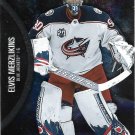 Elvis Merzlikins 2021-22 Skybox Metal Universe #44 Columbus Blue Jackets Hockey Card Elvis Merzlikins 2021-22 Skybox Metal Universe #44 Columbus Blue Jackets Hockey Card