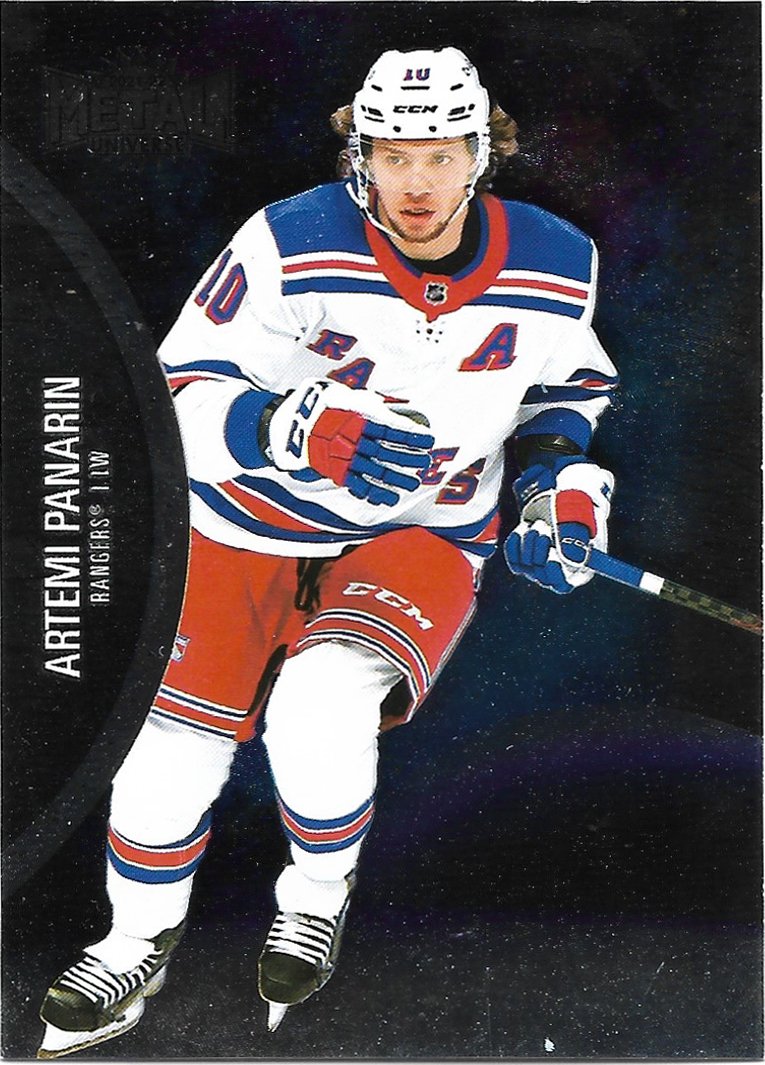 Artemi Panarin 2021-22 Skybox Metal Universe #65 New York Rangers ...