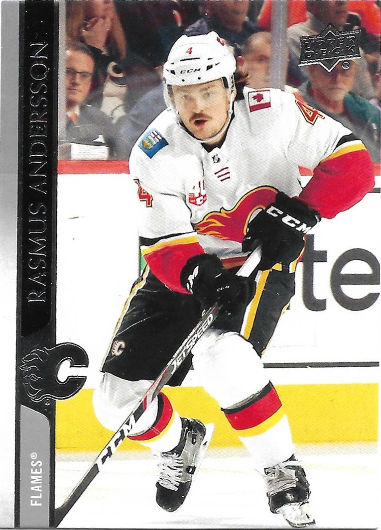 Rasmus Andersson 2020-21 Upper Deck #276 Calgary Flames Hockey Card