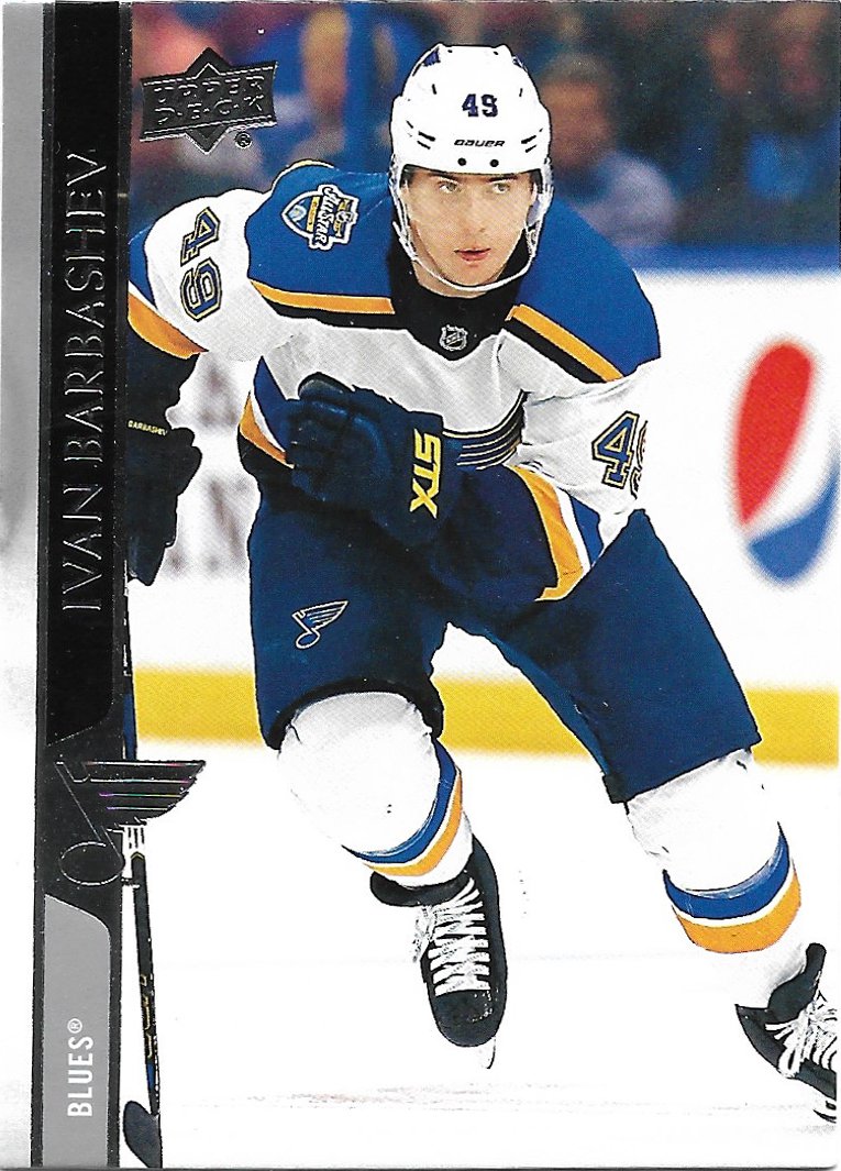 Ivan Barbashev 2020-21 Upper Deck #402 St. Louis Blues Hockey Card