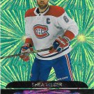 Shea Weber 2020-21 Upper Deck Dazzlers Green #DZ-74 Montreal Canadiens Hockey Card