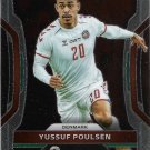 Yussuf Poulsen 2022 Panini Prizm World Cup Qatar #76 Denmark Soccer Card