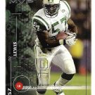 Mo Lewis 1999 Upper Deck MVP #131 New York Jets Football Card