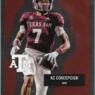 KC Concepcion 2025 Bowman Chrome University 1955 #55AV-17 Texas A&M Aggies Football Card