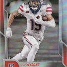 Luke Wysong 2025 Bowman Chrome University Refractor #49 Arizona Wildcats Football Card