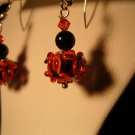 Midnight Coral earrings